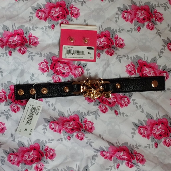 NEW BETSY JOHNSON BRACELET AND EARRING SET - Picture 2 of 2